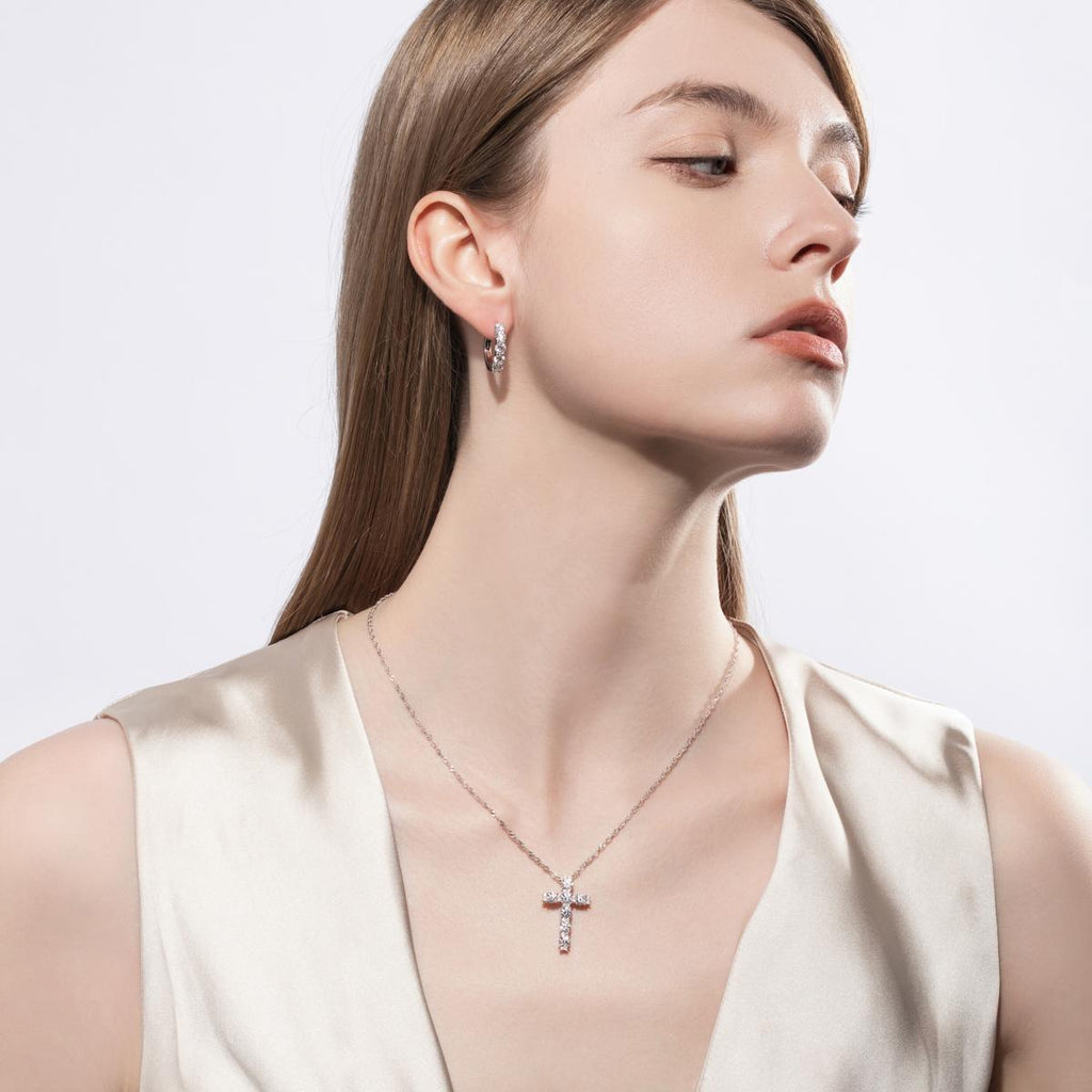 [COD] AnuJewelry P31 Moissanite Round Cut Moissanite 4mm 2.1ct D Color 100% Legit Italy 925 Sterling Silver Pendant Necklaces Bubble Necklace for Woman Eman Jewelry