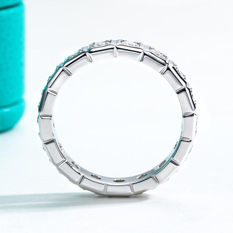 [COD] AnuJewelry R50 S925 Moissaniet 2.2mm Full Body Ring Fashion Accessories Leigt Jewelry EMAN Giving Gifts For Her