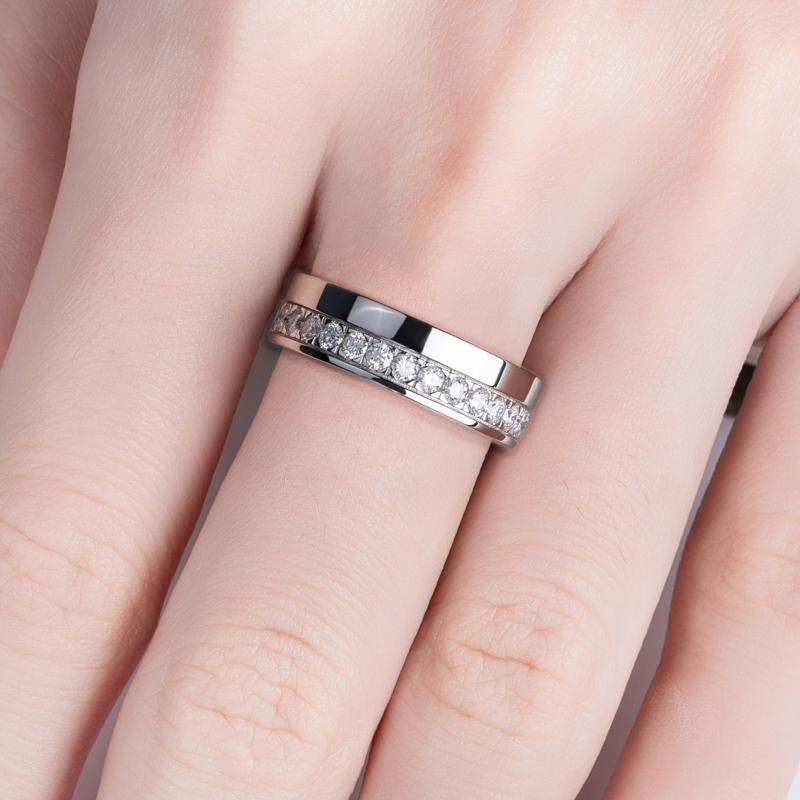 [COD] AnuJewelry R146 D Color Moissanite Wedding Band Rings For Men S100% Legit Italy 925 Sterling Silver Band Ring Men&Woman Eman Jewelry Rings Jewelry Woman Eman Jewelry