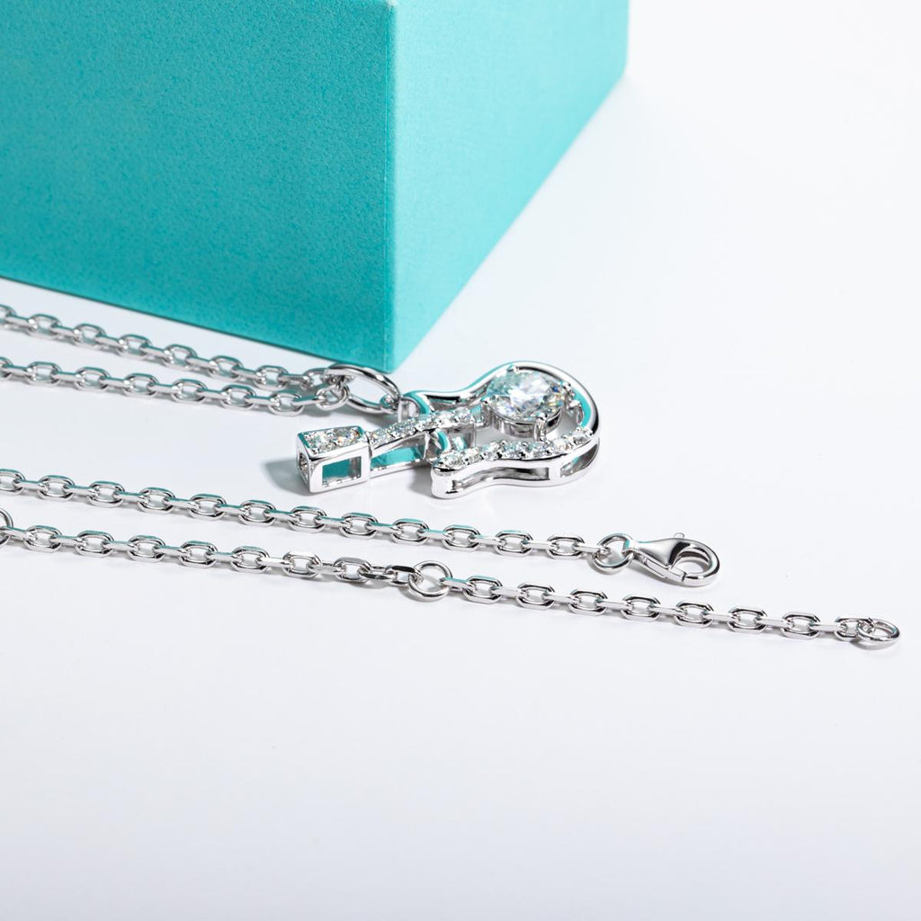 [COD] AnuJewelry P40 Moissanite Round Cut Moissanite 9mm 3ct D Color 45cm Chain 100% Legit Italy 925 Sterling Silver Pendant Necklaces Bubble Necklace for Woman Eman Jewelry