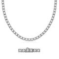 [COD] AnuJewelry PD2 6.5mm 66cttw D Color Moissanite Tennis Chain Necklace 100% Legit Italy 925 Sterling Silver Plated Neckalces Jewelry [COD] AnuJewelryclub [COD] AnuJewelry Jewelry EMAN