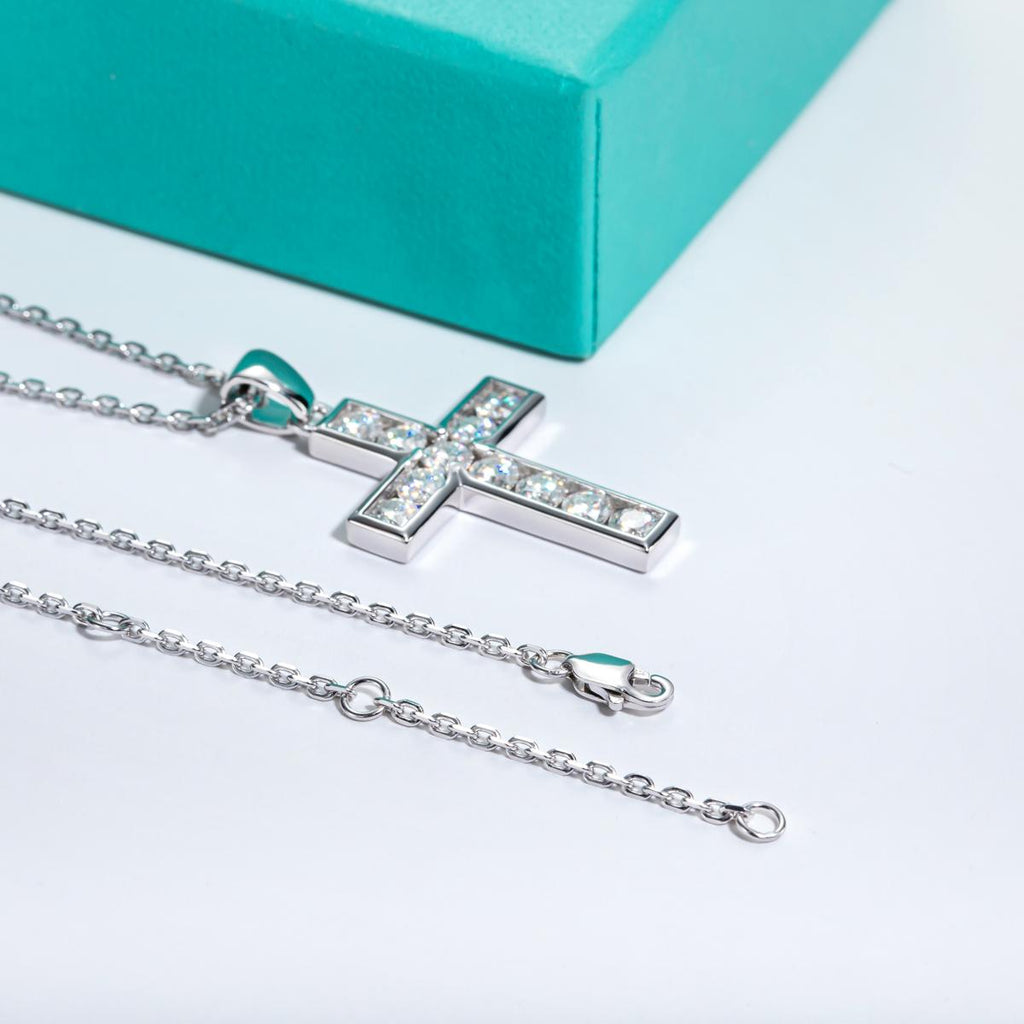 [COD] AnuJewelry P34 Moissanite Round Cut Moissanite 3.5mm 2.2ct D Color 100% Legit Italy 925 Sterling Silver Pendant Necklaces Bubble Necklace for Woman Eman Jewelry