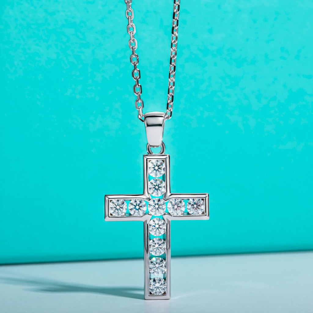 [COD] AnuJewelry P34 Moissanite Round Cut Moissanite 3.5mm 2.2ct D Color 100% Legit Italy 925 Sterling Silver Pendant Necklaces Bubble Necklace for Woman Eman Jewelry