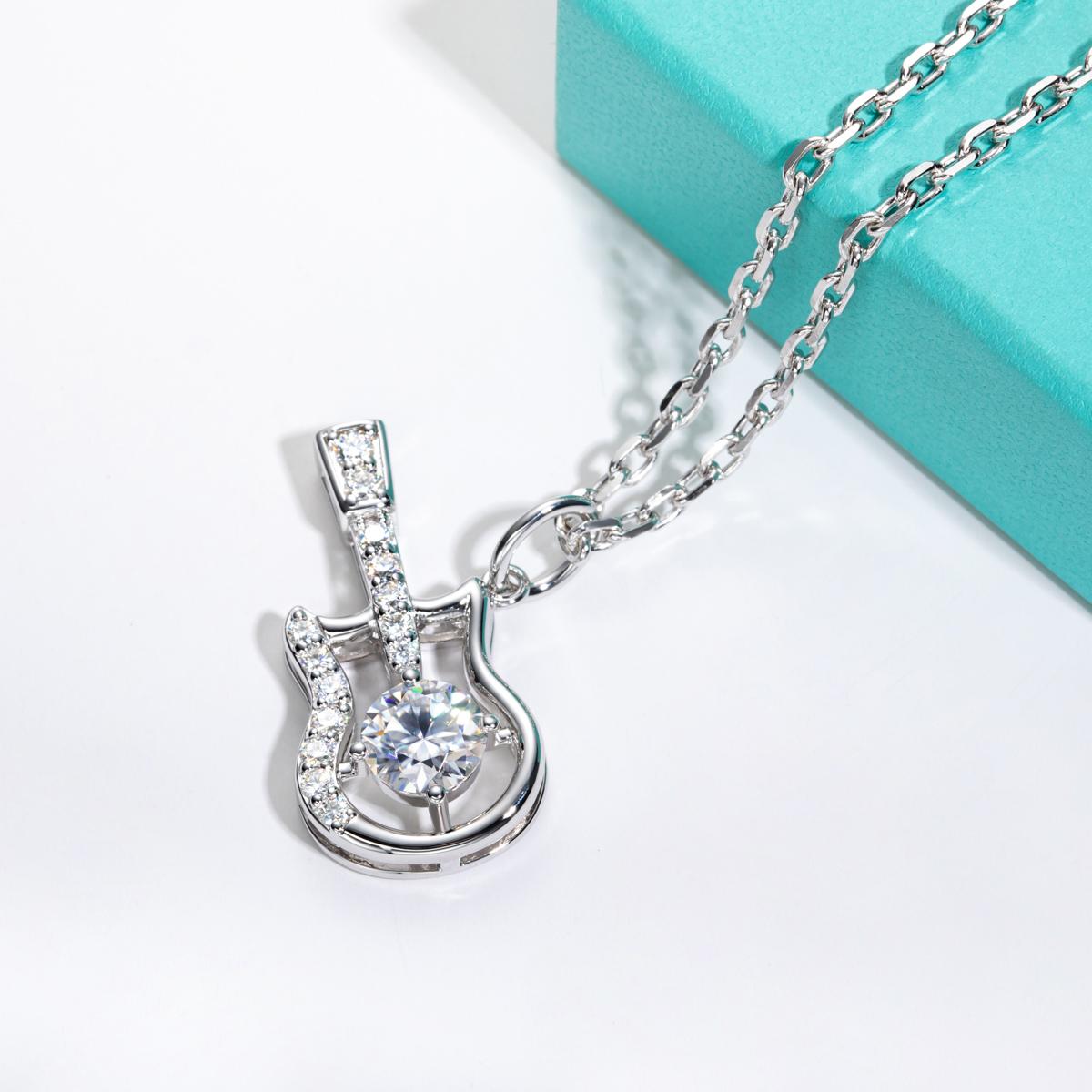 [COD] AnuJewelry P40 Moissanite Round Cut Moissanite 9mm 3ct D Color 45cm Chain 100% Legit Italy 925 Sterling Silver Pendant Necklaces Bubble Necklace for Woman Eman Jewelry