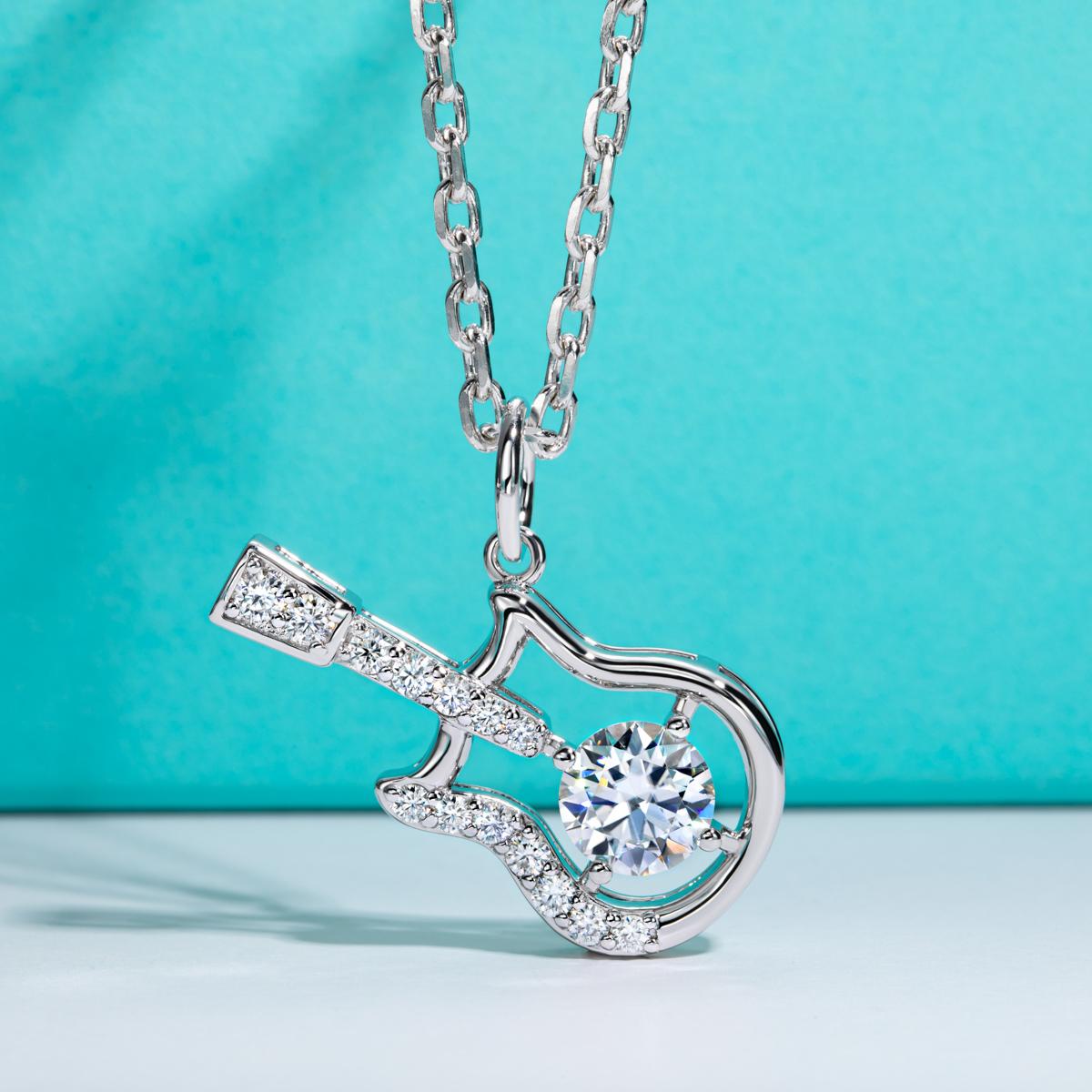 [COD] AnuJewelry P40 Moissanite Round Cut Moissanite 9mm 3ct D Color 45cm Chain 100% Legit Italy 925 Sterling Silver Pendant Necklaces Bubble Necklace for Woman Eman Jewelry