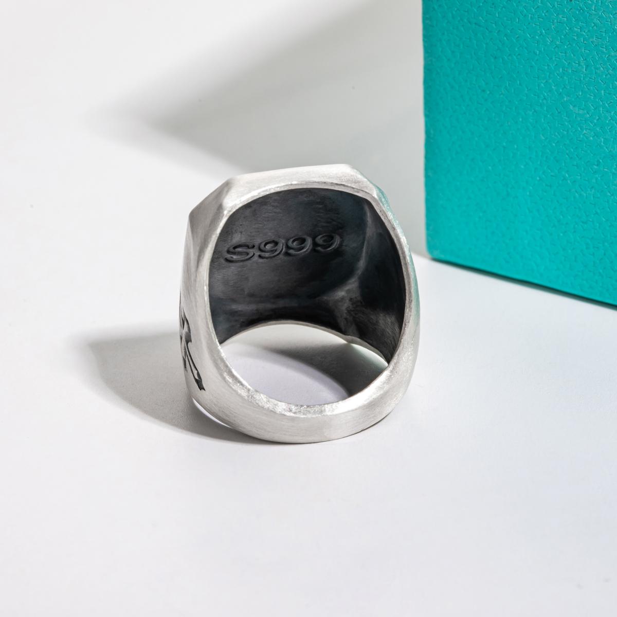 [COD] AnuJewelry R29 St. Michael Ring S999 Amulet Ring for Men