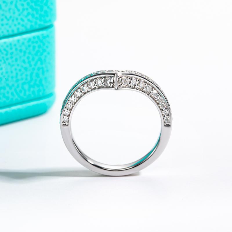 [COD] AnuJewelry R08 Moissanite Engagement Rings 3.55/4.08cttw D Color VVS1 925 Sterling Silver Crown Wedding Rings Mask Promise Ring Wedding Band Eternity Rings for Women with Certificate Eman Jewelry