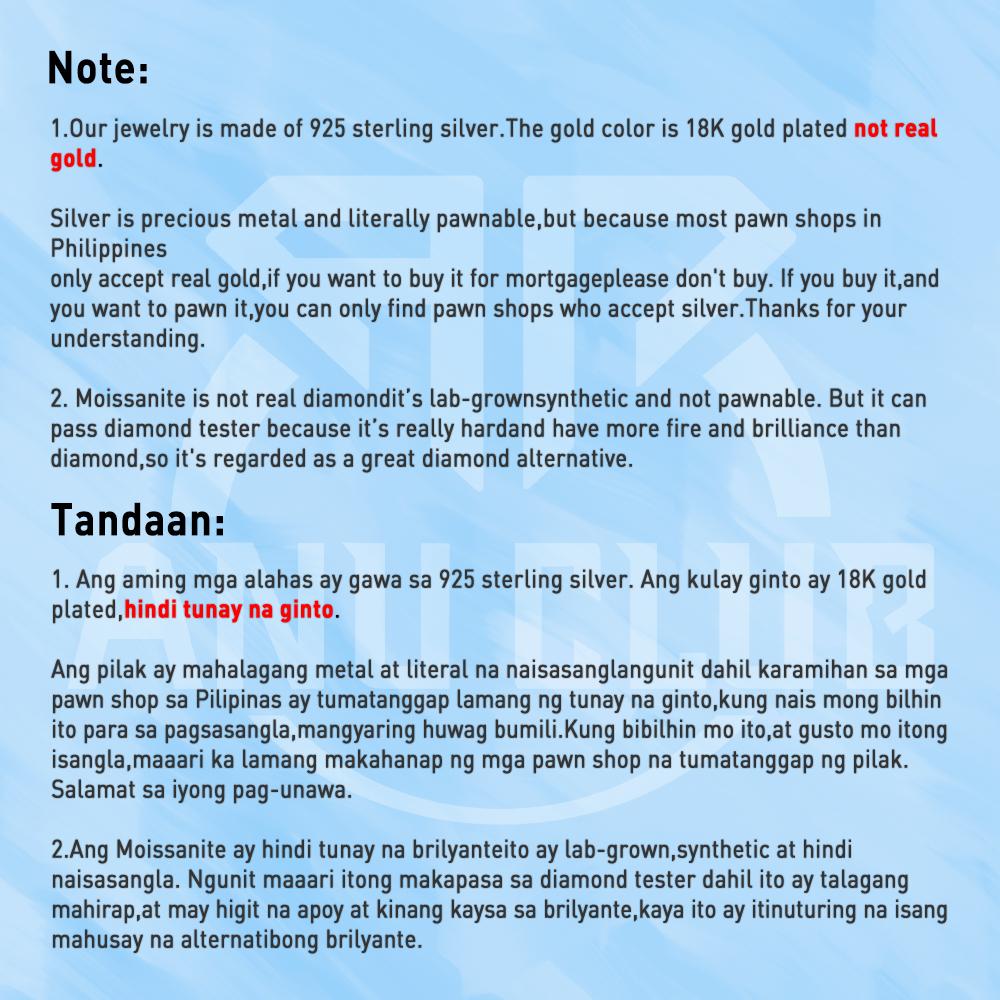 [COD] AnuJewelry P1 Moissanite Round Cut Moissanite 4mm 0.3ct D Color 45cm Chain 100% Legit Italy 925 Sterling Silver Pendant Necklaces Bubble Necklace Gift for Woman Eman Jewelry